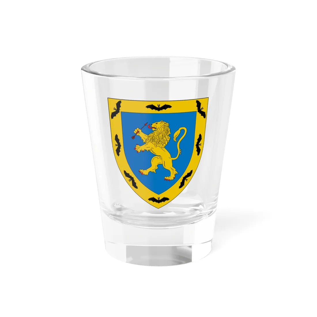 Escudo de Pácora (Colombia) (Coat of Arms) Shot Glass 1.5oz 1.5oz - Go Mug Yourself