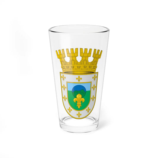 Escudo de Peñaflor Chile (Chile) (Coat of Arms) Pint Glass 16oz 16oz - Go Mug Yourself