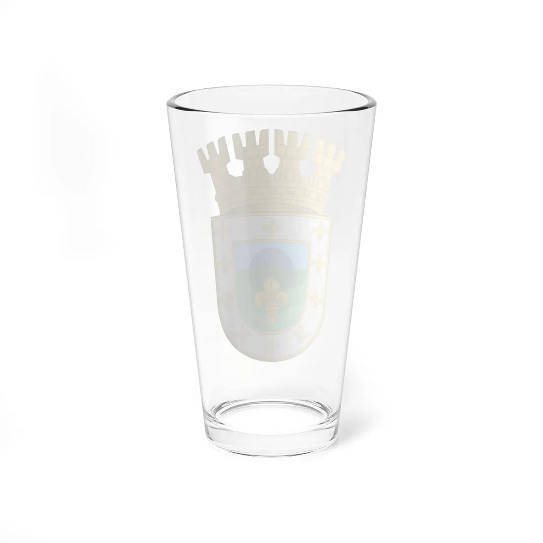 Escudo de Peñaflor Chile (Chile) (Coat of Arms) Pint Glass 16oz - Go Mug Yourself