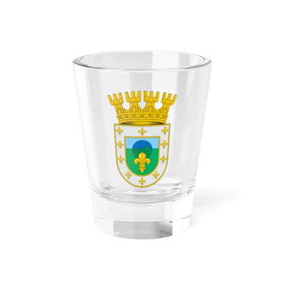 Escudo de Peñaflor Chile (Chile) (Coat of Arms) Shot Glass 1.5oz 1.5oz - Go Mug Yourself