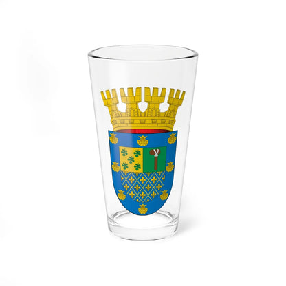 Escudo de Peñalolén (Chile) (Coat of Arms) Pint Glass 16oz 16oz - Go Mug Yourself