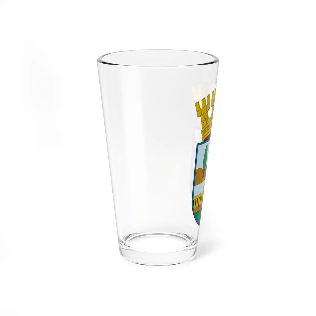 Escudo de Pedro Aguirre Cerda (Chile) (Coat of Arms) Pint Glass 16oz - Go Mug Yourself