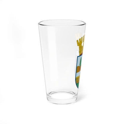 Escudo de Pedro Aguirre Cerda (Chile) (Coat of Arms) Pint Glass 16oz - Go Mug Yourself
