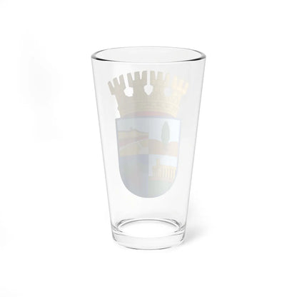 Escudo de Pedro Aguirre Cerda (Chile) (Coat of Arms) Pint Glass 16oz - Go Mug Yourself