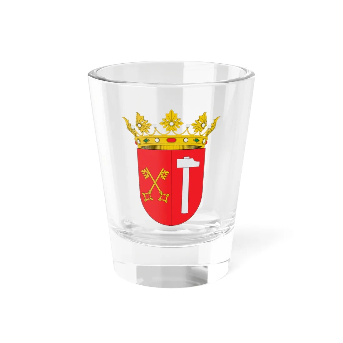 Escudo de Pedro Martínez (Spain) (Coat of Arms) Shot Glass 1.5oz 1.5oz - Go Mug Yourself