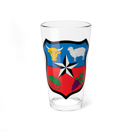 Escudo de Pencahue (Chile) (Coat of Arms) Pint Glass 16oz 16oz - Go Mug Yourself