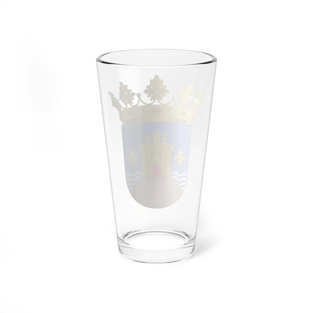 Escudo de Peñíscola (Spain) (Coat of Arms) Pint Glass 16oz - Go Mug Yourself