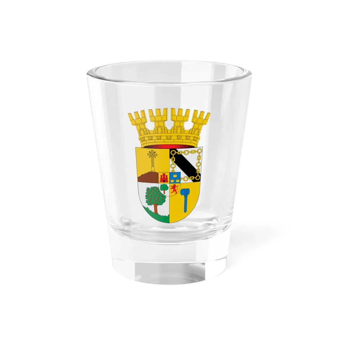 Escudo de Peumo (Chile) (Coat of Arms) Shot Glass 1.5oz 1.5oz - Go Mug Yourself