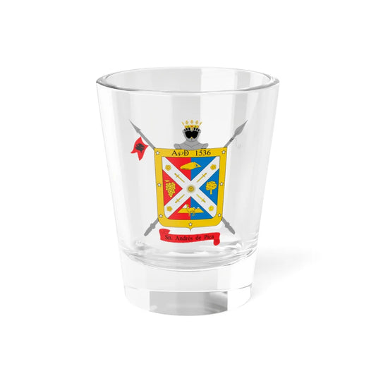 Escudo de Pica (Chile) (Coat of Arms) Shot Glass 1.5oz 1.5oz - Go Mug Yourself