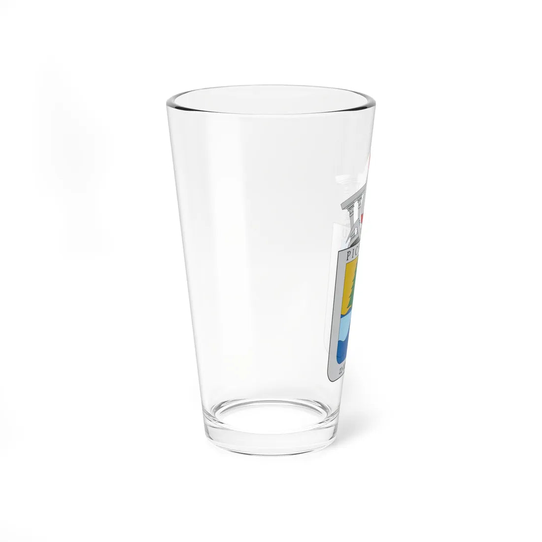 Escudo de Pichilemu (Chile) (Coat of Arms) Pint Glass 16oz - Go Mug Yourself