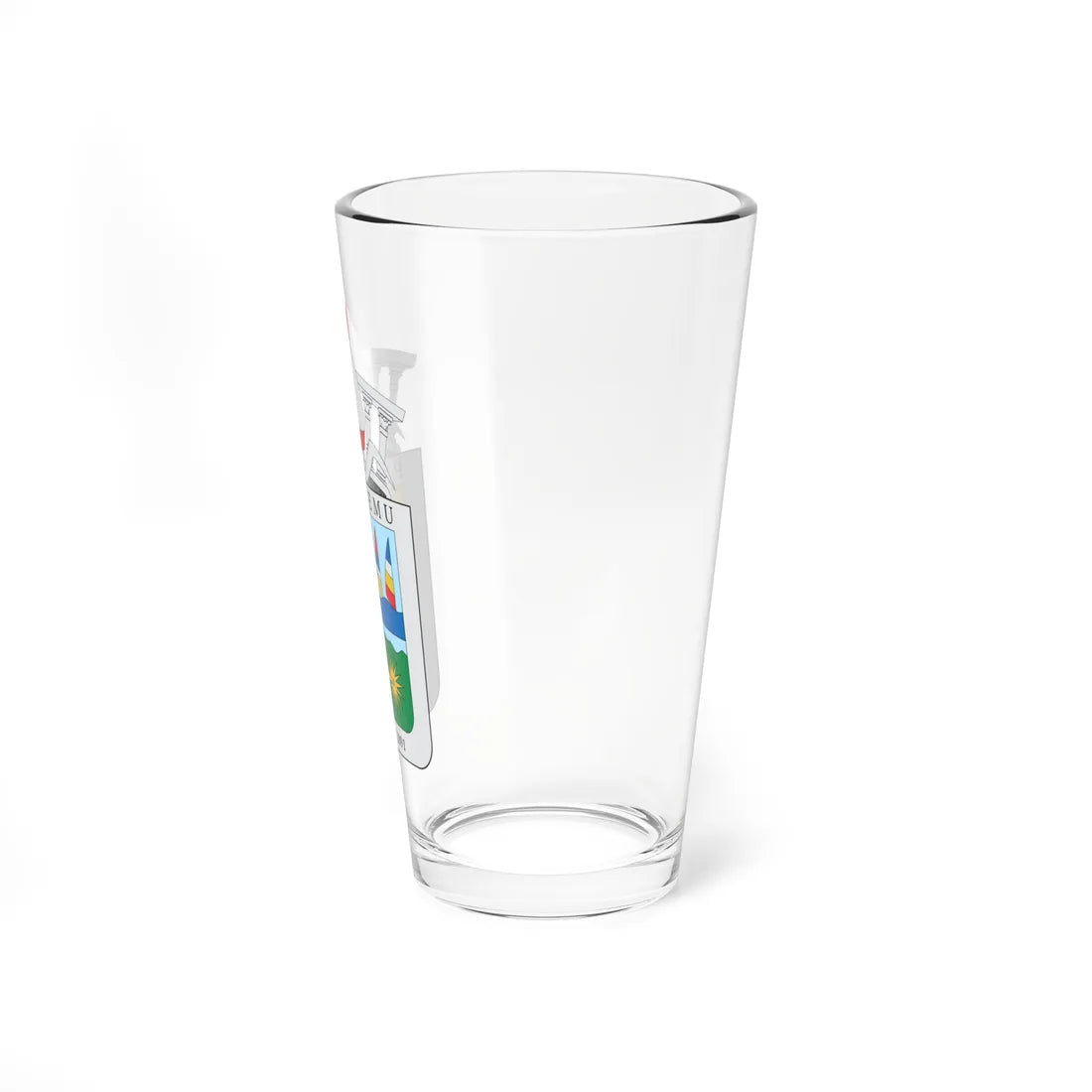 Escudo de Pichilemu (Chile) (Coat of Arms) Pint Glass 16oz - Go Mug Yourself