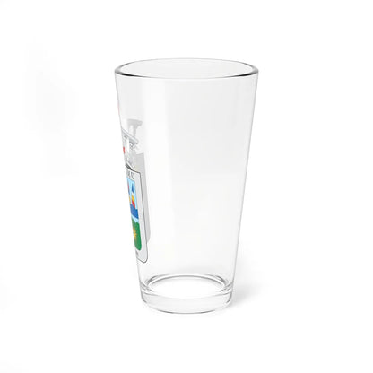Escudo de Pichilemu (Chile) (Coat of Arms) Pint Glass 16oz - Go Mug Yourself