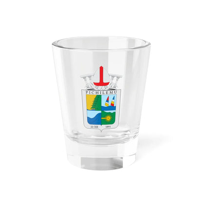 Escudo de Pichilemu (Chile) (Coat of Arms) Shot Glass 1.5oz 1.5oz - Go Mug Yourself