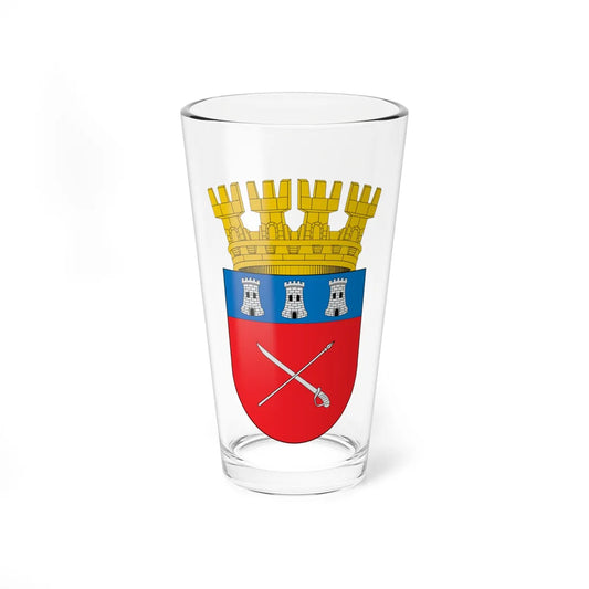 Escudo de Pinto Chile (Chile) (Coat of Arms) Pint Glass 16oz 16oz - Go Mug Yourself