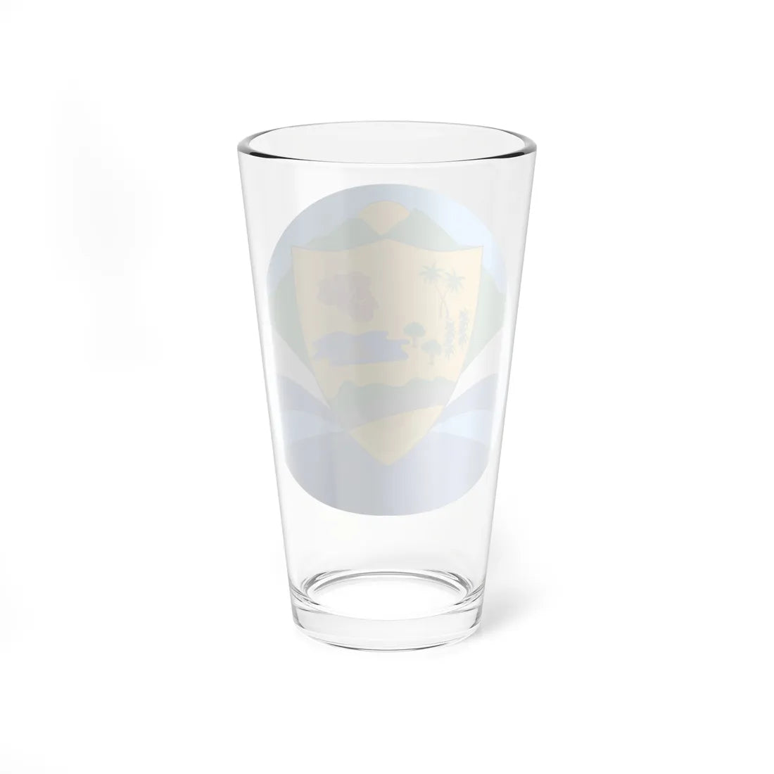 Escudo de Piojó Atlántico (Colombia) (Coat of Arms) Pint Glass 16oz - Go Mug Yourself