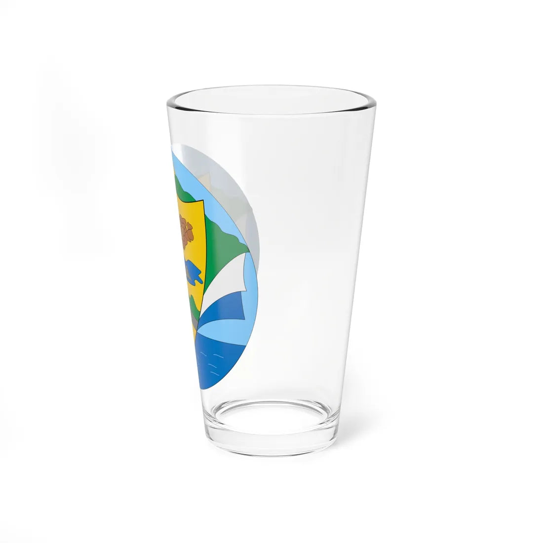 Escudo de Piojó Atlántico (Colombia) (Coat of Arms) Pint Glass 16oz - Go Mug Yourself