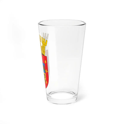 Escudo de Pirque (Chile) (Coat of Arms) Pint Glass 16oz - Go Mug Yourself