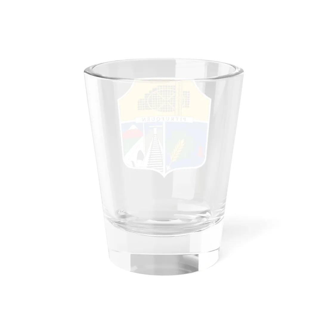 Escudo de Pitrufquén (Chile) (Coat of Arms) Shot Glass 1.5oz - Go Mug Yourself