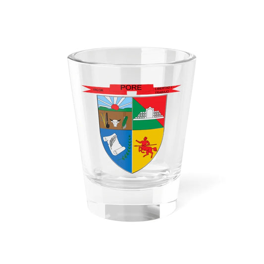 Escudo de Pore Casanare (Colombia) (Coat of Arms) Shot Glass 1.5oz 1.5oz - Go Mug Yourself
