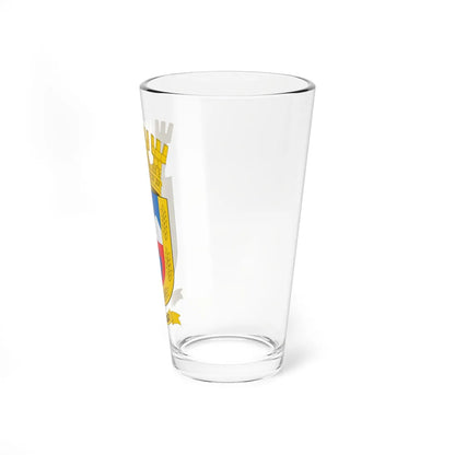 Escudo de Portezuelo Chile (Chile) (Coat of Arms) Pint Glass 16oz - Go Mug Yourself