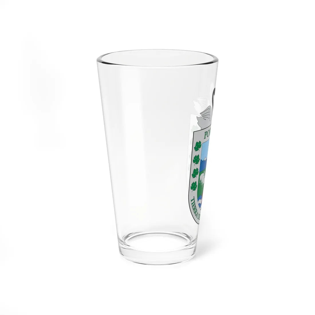 Escudo de Porvenir (Chile) (Coat of Arms) Pint Glass 16oz - Go Mug Yourself