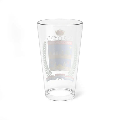 Escudo de Pozo Almonte (Chile) (Coat of Arms) Pint Glass 16oz - Go Mug Yourself