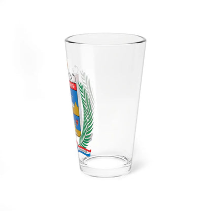 Escudo de Pozo Almonte (Chile) (Coat of Arms) Pint Glass 16oz - Go Mug Yourself