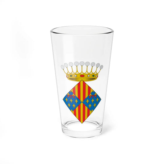 Escudo de Prades (Spain) (Coat of Arms) Pint Glass 16oz 16oz - Go Mug Yourself