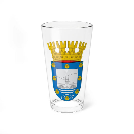 Escudo de Providencia Chile (Chile) (Coat of Arms) Pint Glass 16oz 16oz - Go Mug Yourself