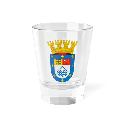 Escudo de Pucón (Chile) (Coat of Arms) Shot Glass 1.5oz 1.5oz - Go Mug Yourself