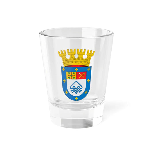 Escudo de Pucón (Chile) (Coat of Arms) Shot Glass 1.5oz 1.5oz - Go Mug Yourself