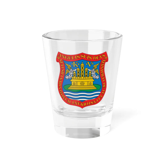 Escudo de Puebla de los Ángeles Puebla de Zaragoza (Costa Rica) (Coat of Arms) Shot Glass 1.5oz 1.5oz - Go Mug Yourself