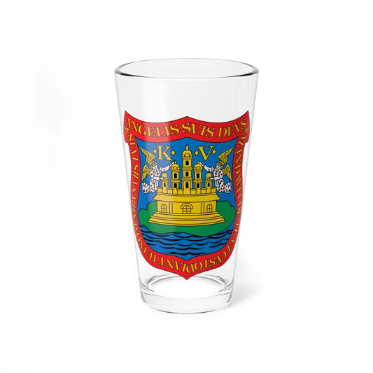 Escudo de Puebla TVH (Costa Rica) (Coat of Arms) Pint Glass 16oz 16oz - Go Mug Yourself