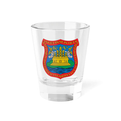 Escudo de Puebla TVH (Costa Rica) (Coat of Arms) Shot Glass 1.5oz 1.5oz - Go Mug Yourself