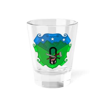 Escudo de Pueblo Rico - Risaralda (Colombia) (Coat of Arms) Shot Glass 1.5oz 1.5oz - Go Mug Yourself