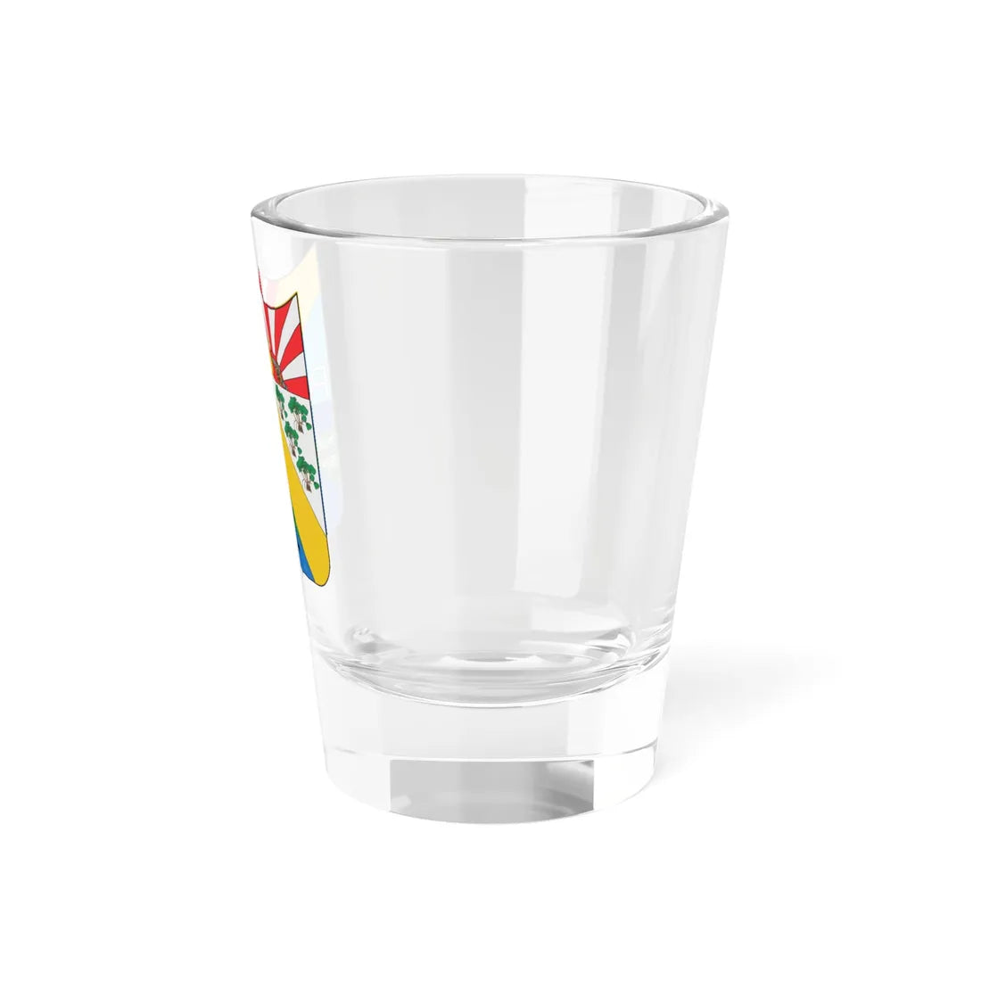 Escudo de Pueblo Viejo Magdalena (Colombia) (Coat of Arms) Shot Glass 1.5oz - Go Mug Yourself