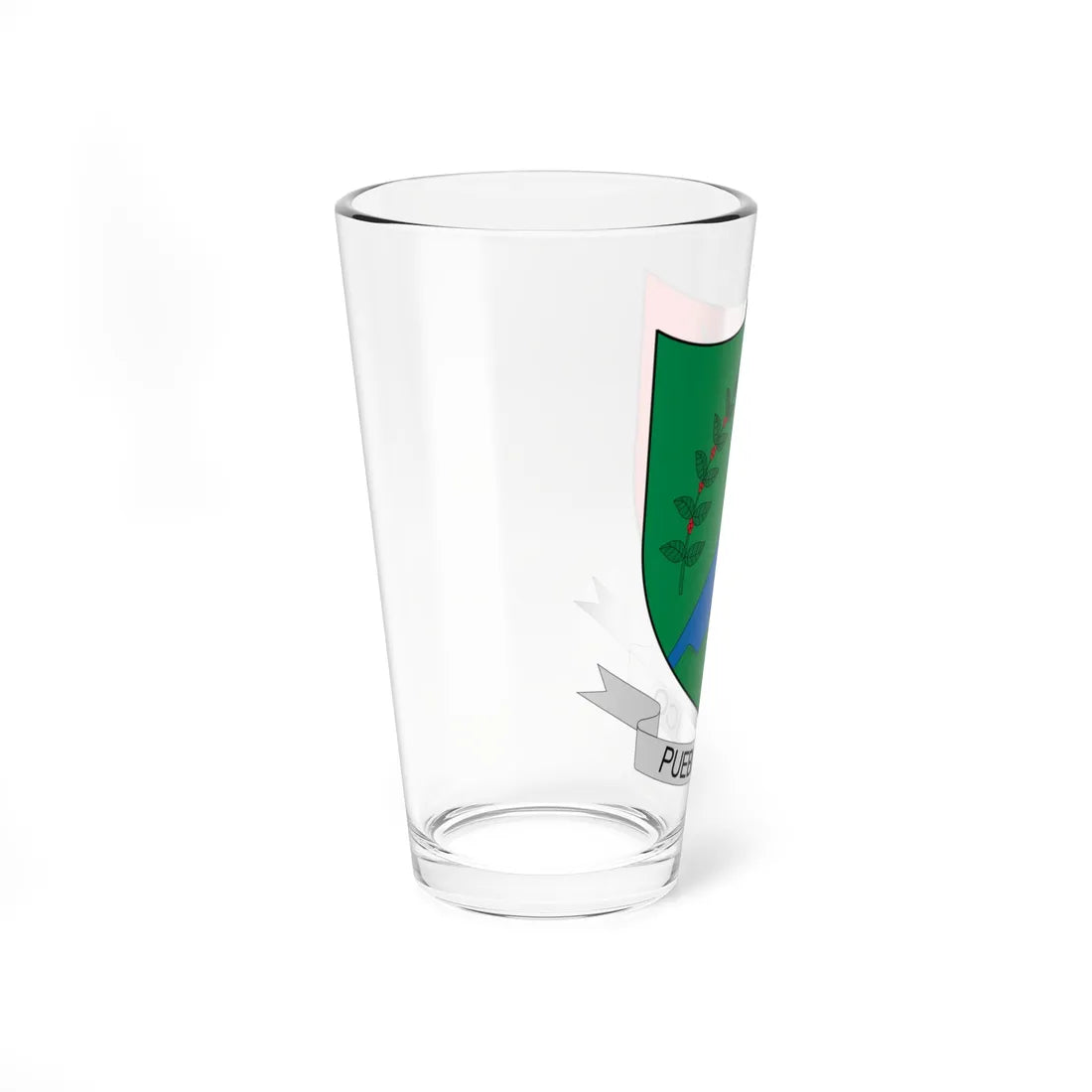 Escudo de Pueblorrico (Colombia) (Coat of Arms) Pint Glass 16oz - Go Mug Yourself