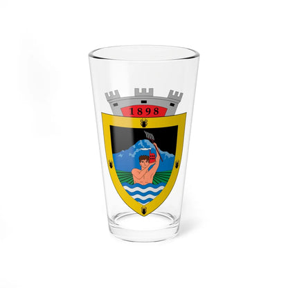 Escudo de Puente Alto (Chile) (Coat of Arms) Pint Glass 16oz 16oz - Go Mug Yourself