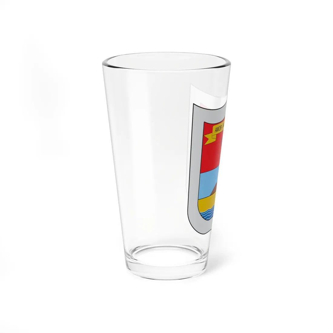 Escudo de Puerto Escondido Córdoba (Colombia) (Coat of Arms) Pint Glass 16oz - Go Mug Yourself