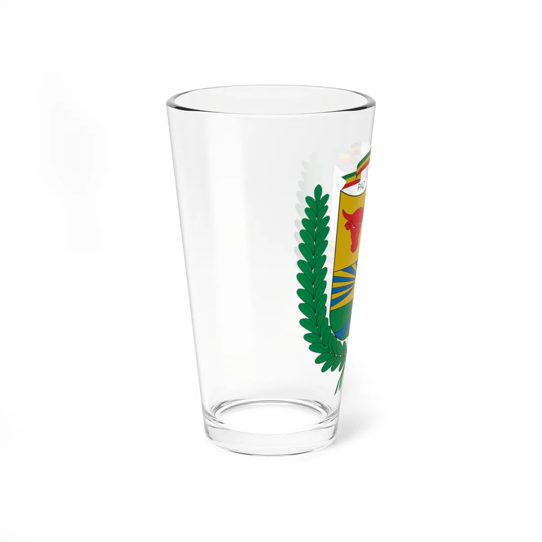 Escudo de Puerto Gaitán (Colombia) (Coat of Arms) Pint Glass 16oz - Go Mug Yourself