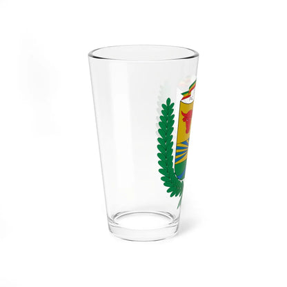 Escudo de Puerto Gaitán (Colombia) (Coat of Arms) Pint Glass 16oz - Go Mug Yourself