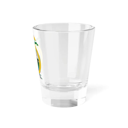 Escudo de Puerto Milán Caquetá (Colombia) (Coat of Arms) Shot Glass 1.5oz - Go Mug Yourself