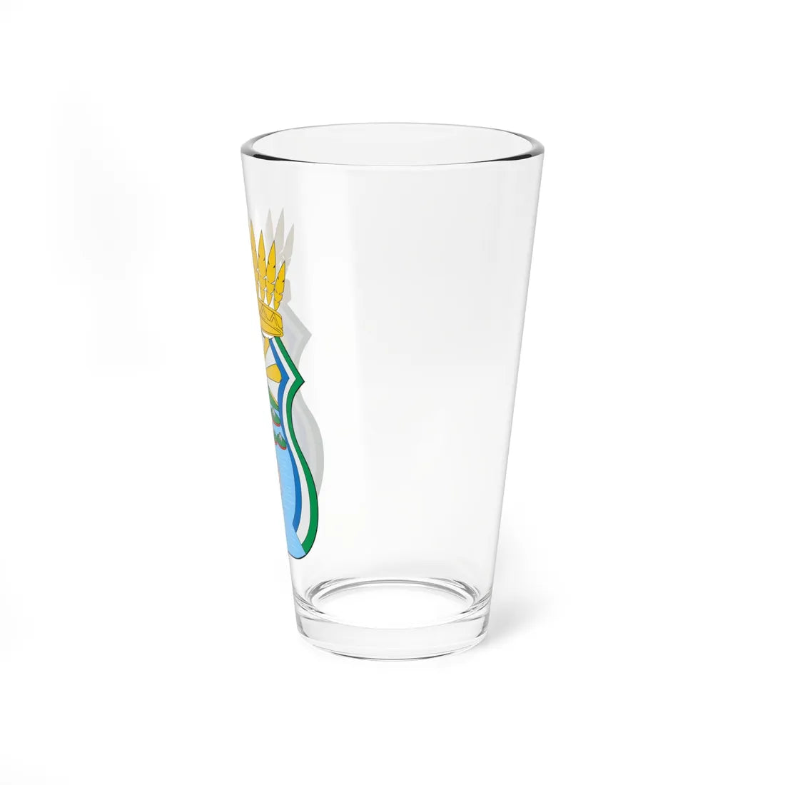 Escudo de Puerto Nariño (Colombia) (Coat of Arms) Pint Glass 16oz - Go Mug Yourself