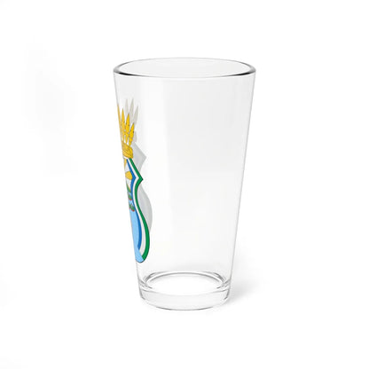 Escudo de Puerto Nariño (Colombia) (Coat of Arms) Pint Glass 16oz - Go Mug Yourself