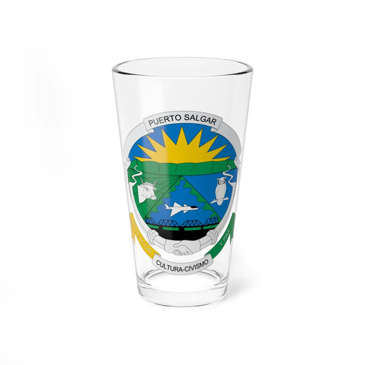 Escudo de Puerto Salgar (Colombia) (Coat of Arms) Pint Glass 16oz 16oz - Go Mug Yourself