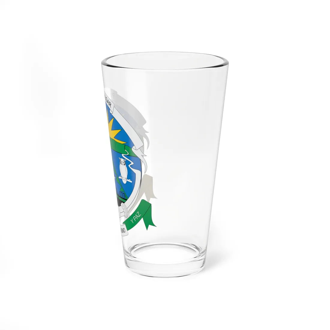 Escudo de Puerto Salgar (Colombia) (Coat of Arms) Pint Glass 16oz - Go Mug Yourself