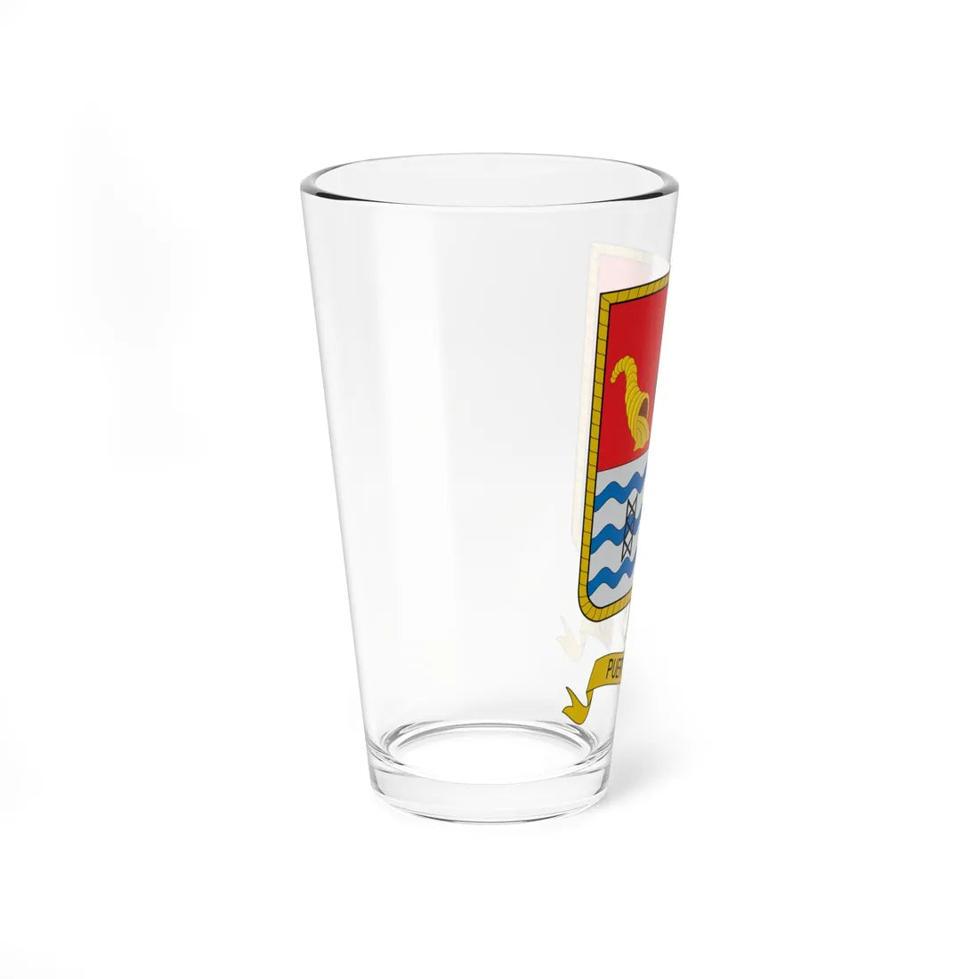 Escudo de Puerto Triunfo (Colombia) (Coat of Arms) Pint Glass 16oz - Go Mug Yourself