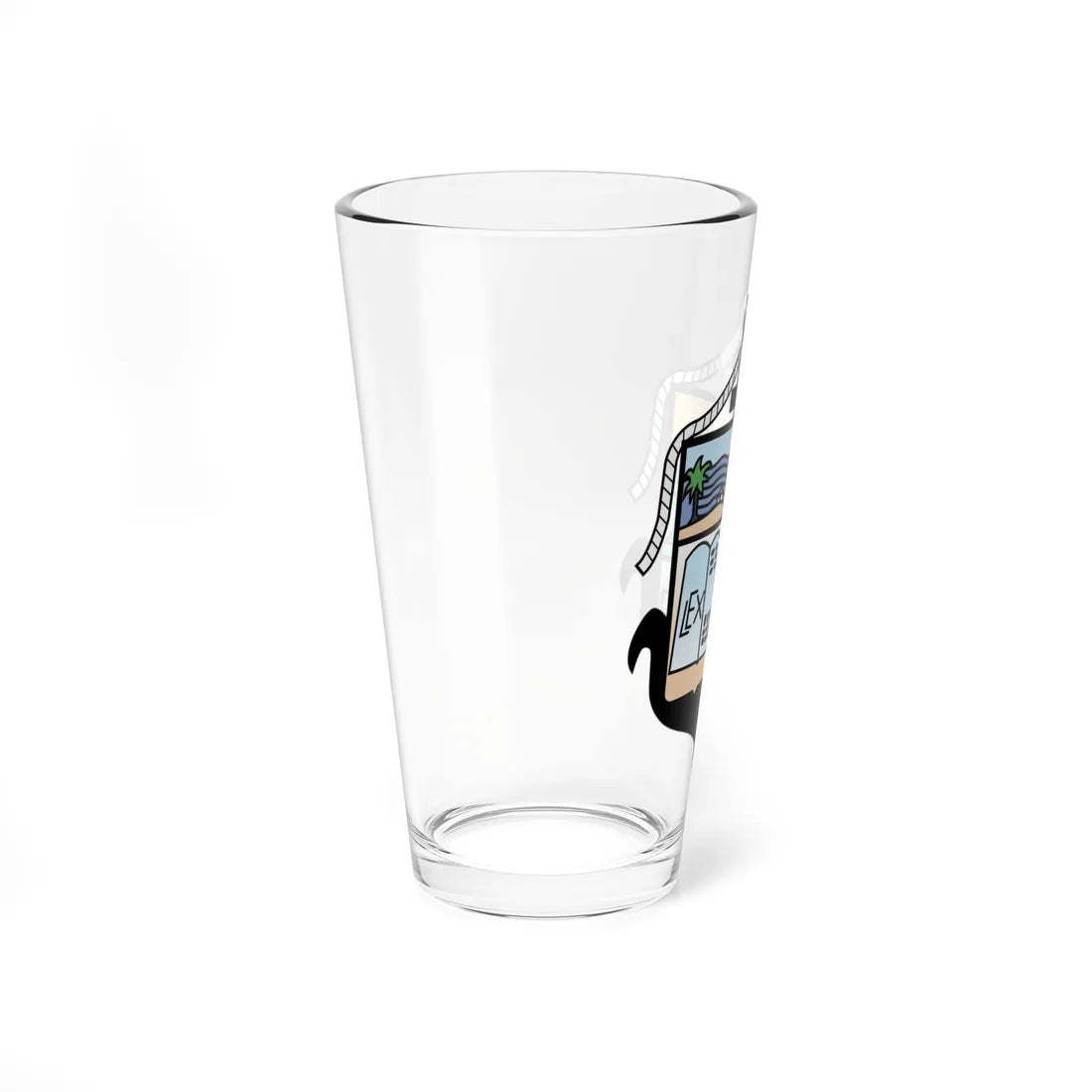 Escudo de Puerto Vallarta (Mexico) (Coat of Arms) Pint Glass 16oz - Go Mug Yourself