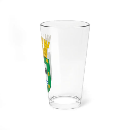 Escudo de Puerto Varas (Chile) (Coat of Arms) Pint Glass 16oz - Go Mug Yourself