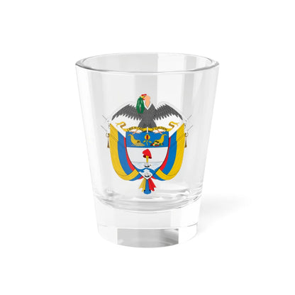 Escudo de Puerto Wilches (Colombia) (Coat of Arms) Shot Glass 1.5oz 1.5oz - Go Mug Yourself